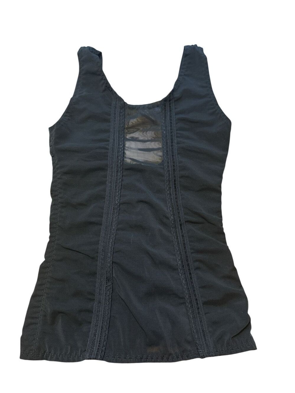 Daisy Fuentes Fashion Shaper Women's Medium Black Waist Cinching Torset NEW - Picture 2 of 6